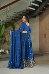 KA 1166 Chinon Gown With Dupatta Wholesale Market In Surat